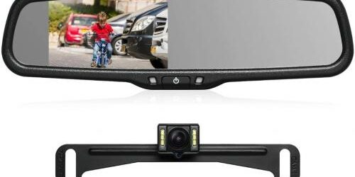 Rearview Mirror Monitor and Back-up Camera Kit